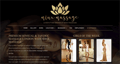 Desktop Screenshot of minxmassage.com