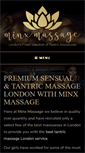 Mobile Screenshot of minxmassage.com